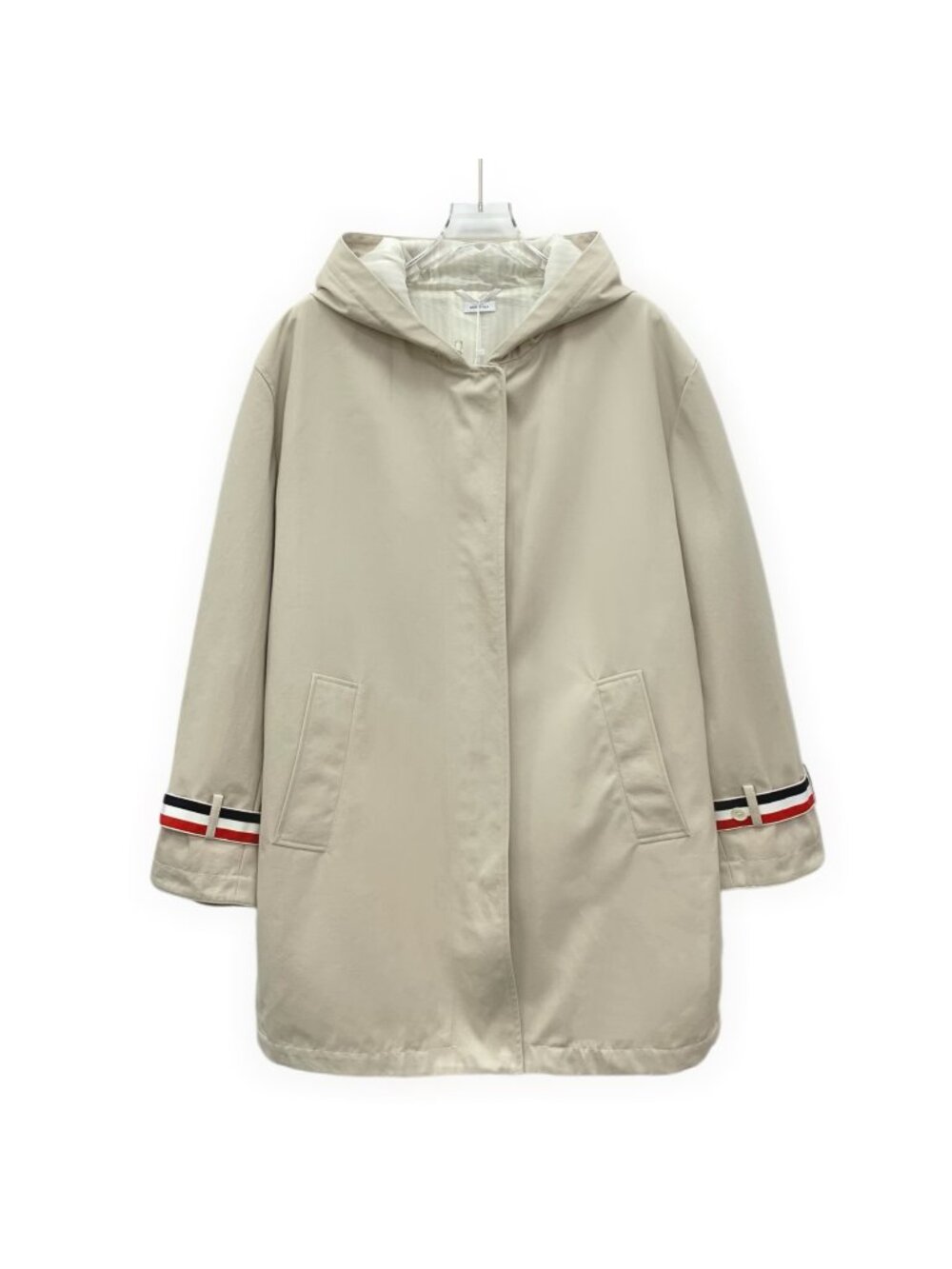 Thom Browne khaki hooded jacket